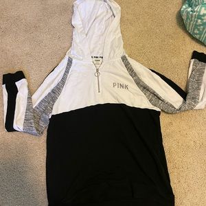 Pink VS quarter zip jacket